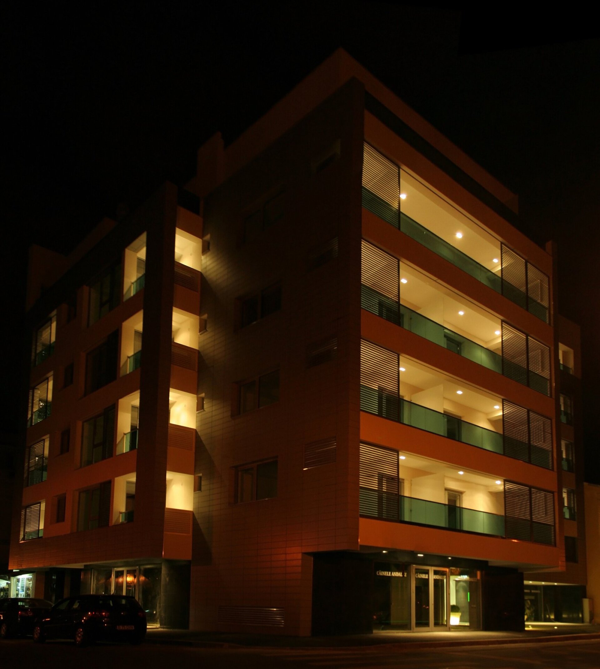 Architectural detail — the Green Development apartment building on Moxa St., a PPAE project