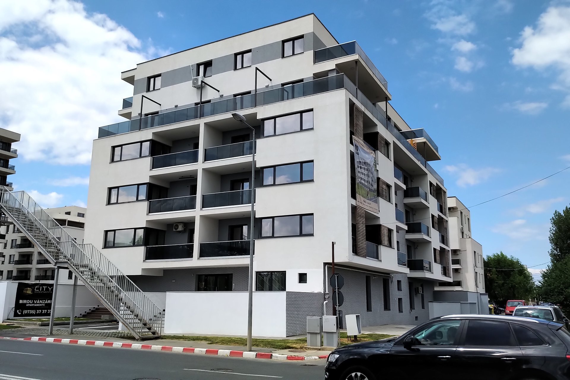 The Construct Enterprise International apartment building on Pipera Blvd., Voluntari, vertically extended to B+G+5F, a PPAE project