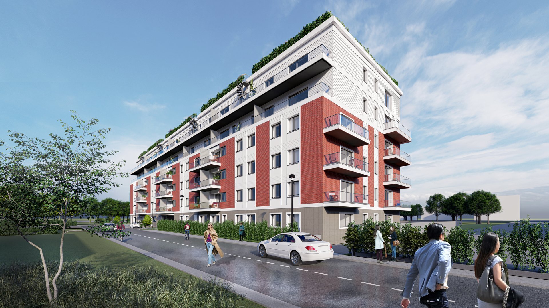 Image from the project gallery — the Golden Jaraso apartment building in Pipera, a PPAE project