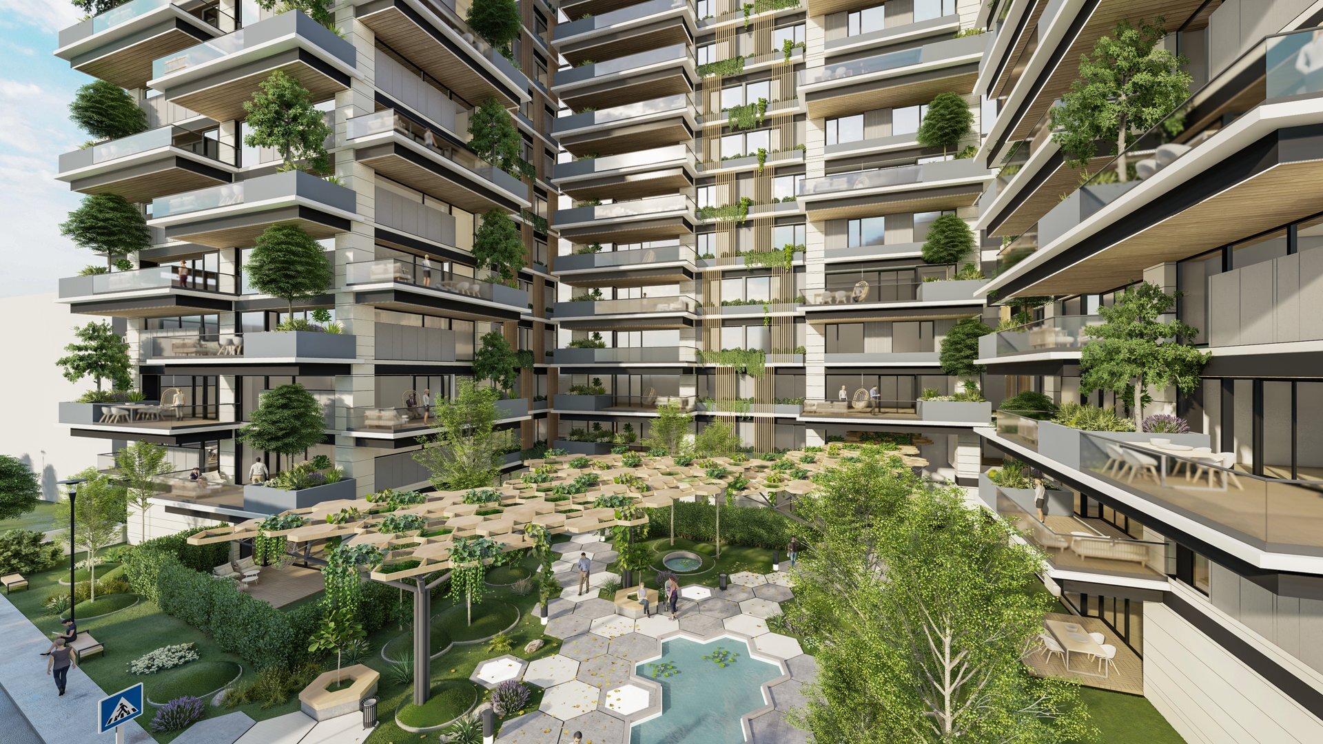 New Sky Apartments - Cladire cu apartamente