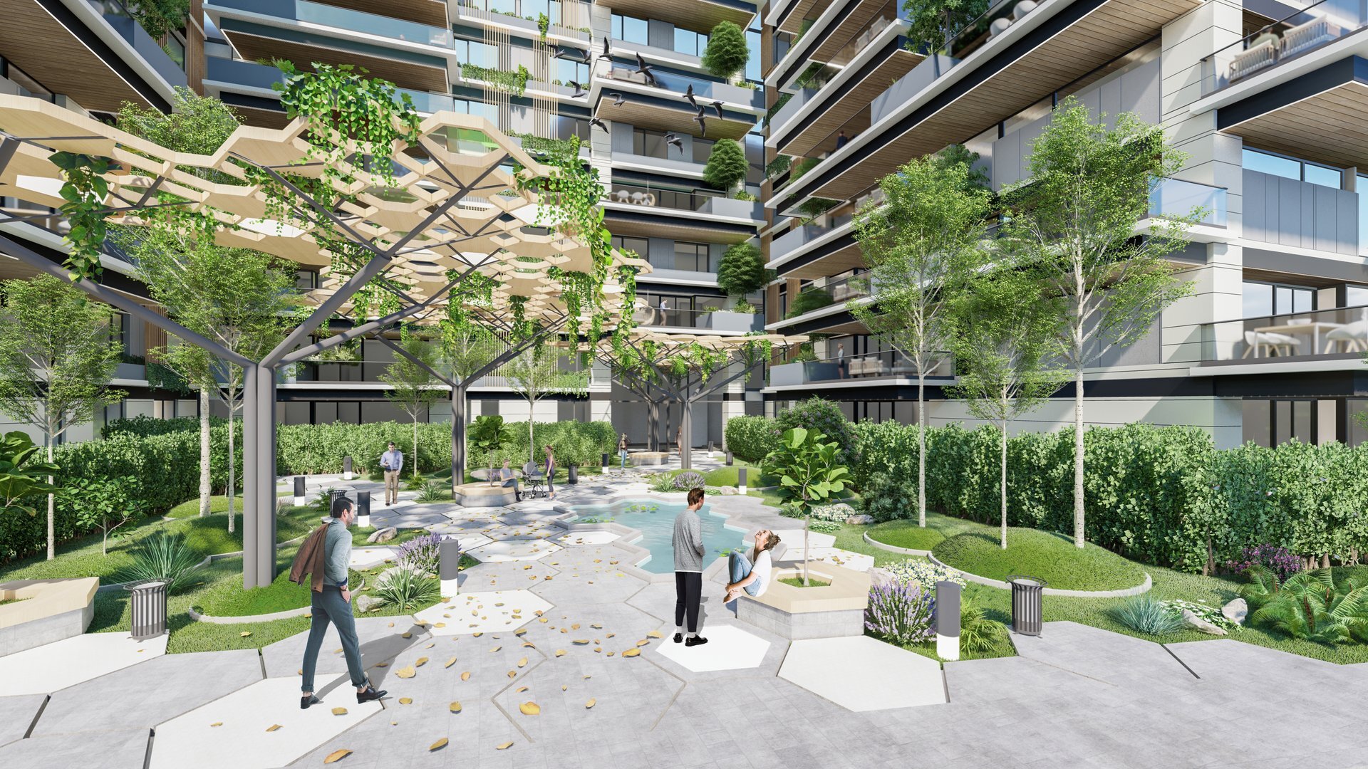 New Sky Apartments - Cladire cu apartamente