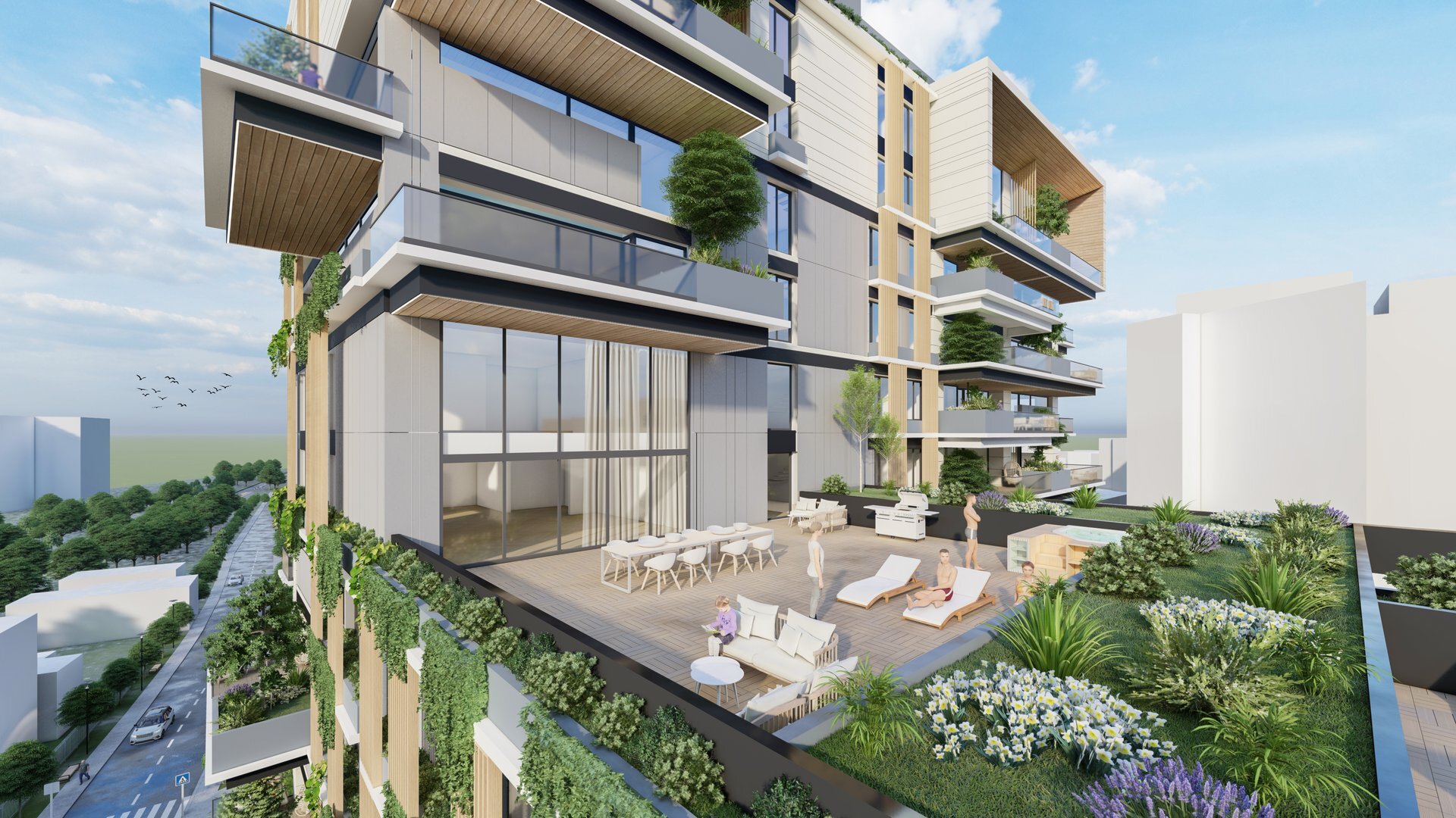 New Sky Apartments - Cladire cu apartamente