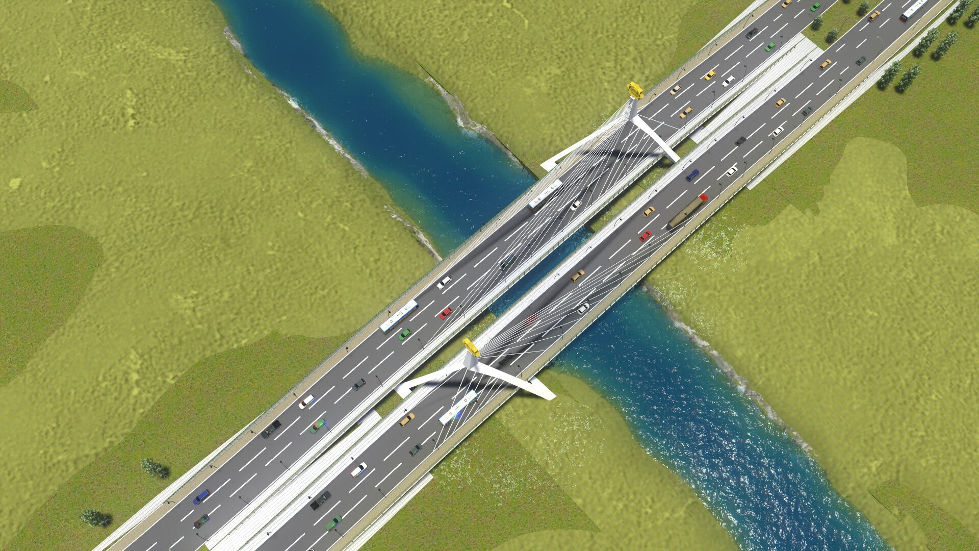 Primaria Mary, Turkmenistan - Bridges Design, Fuel Station, Hotel and Bus Stops Design