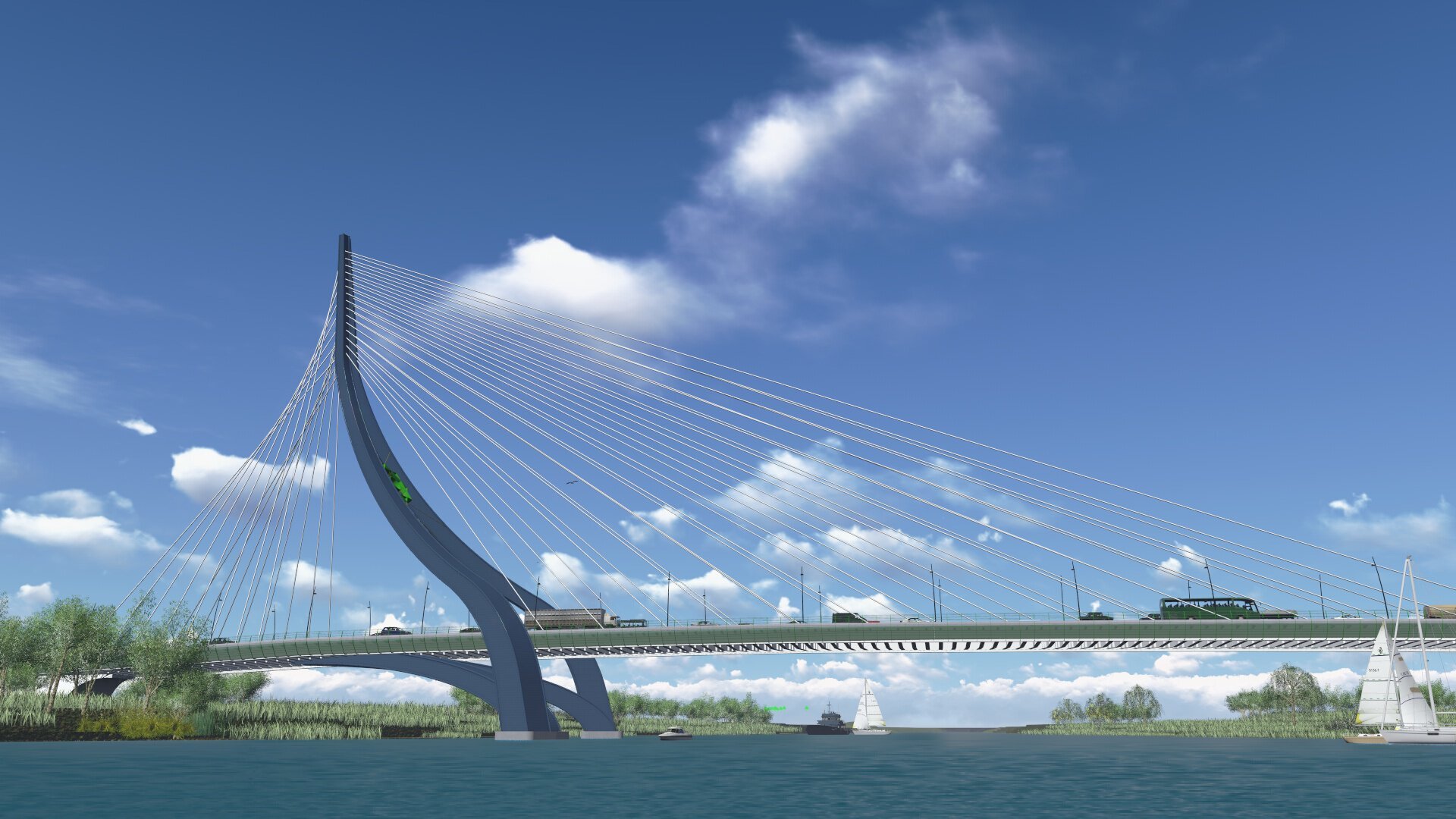 Primaria Mary, Turkmenistan - Bridges Design, Fuel Station, Hotel and Bus Stops Design